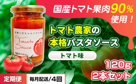 パスタソース トマト 2本 定期便4回 パスタソース