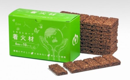 TL着火材 60片入 100%新潟県産天然間伐材等使用 キャンプ 焚き火 ストーブ[ZA103]