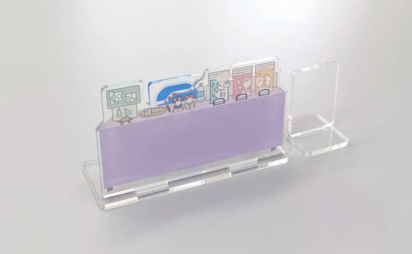 アクリルぱぺスタンド（ぱぺスタ）パステルパープル