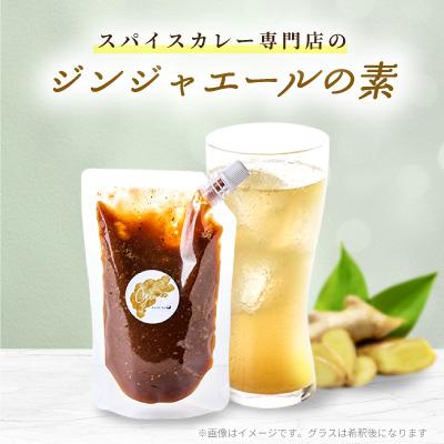 ふるさと納税 あきる野市 【スパイスカレー専門店/山のスパイス】　自家製ジンジャーエールの素