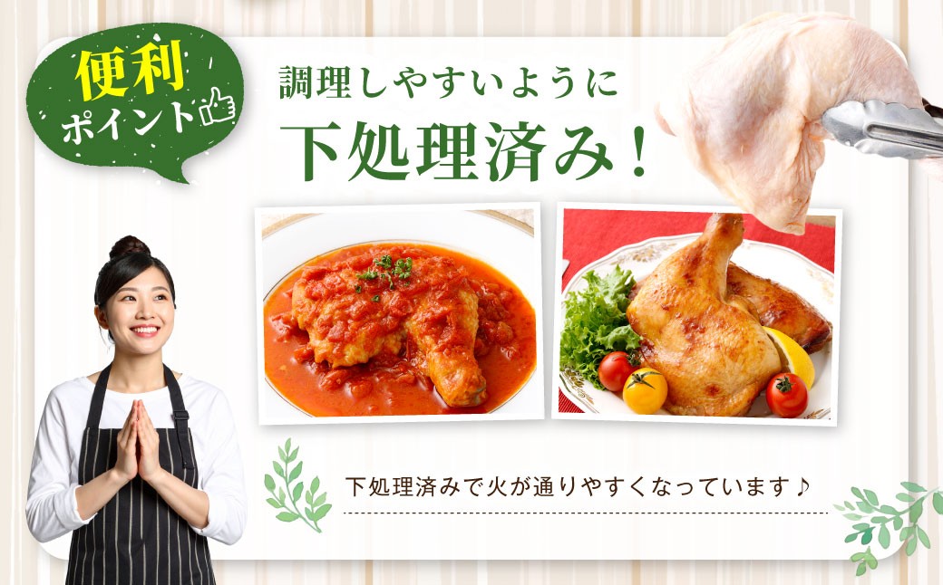 鹿児島県産 骨付きもも 10本セット