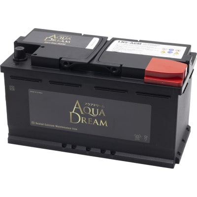 AQUADREAM GOLD 自動車始動用バッテリー 欧州車用 LN5 AGM 1個【配送不可地域：沖縄県】