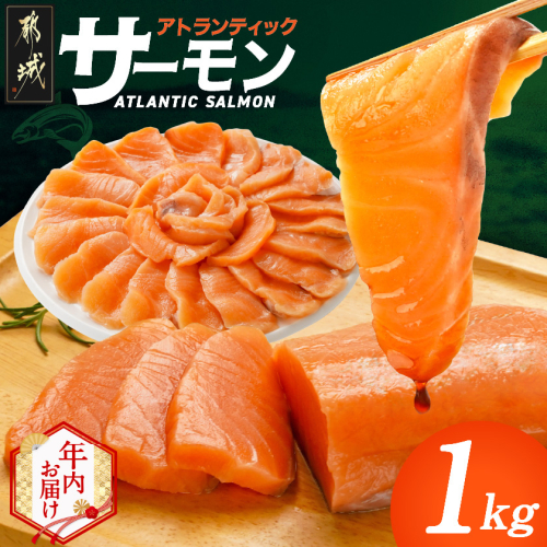 【年内お届け】アトランティックサーモン1kg≪2025年12月15日～31日お届け≫_MJ-M301-HNY