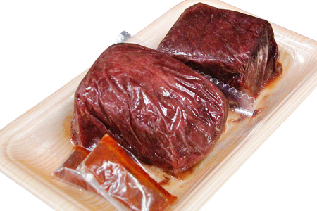 [日本三大馬刺し 会津] 会津馬刺し ランプ 100g×2｜会津若松市 馬肉 赤身 福島 グルメ 特産品 名物 ヘルシー 国産 肉の庄治郎 肉刺し 馬刺身 タレ付 本場 ギフト 贈答用 冷凍 [054