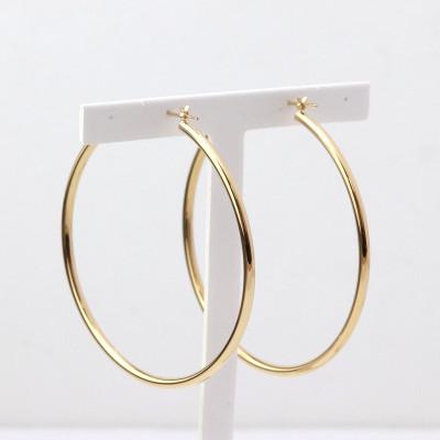 ふるさと納税 山梨市 K18フープピアス直径5cm・太さ2mm |  | 03