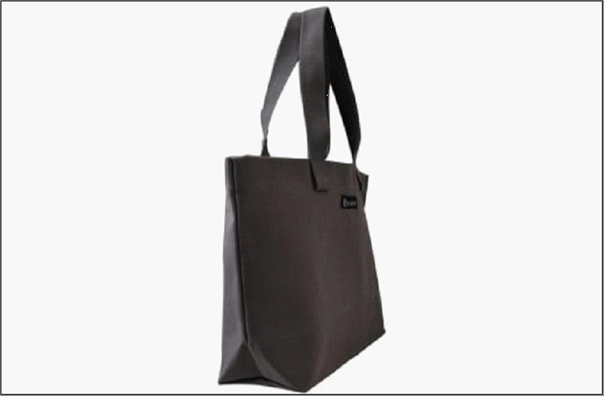 【福岡市の縫製工場オリジナルブランド　OKUNIYA】Wideトートバッグ グレー