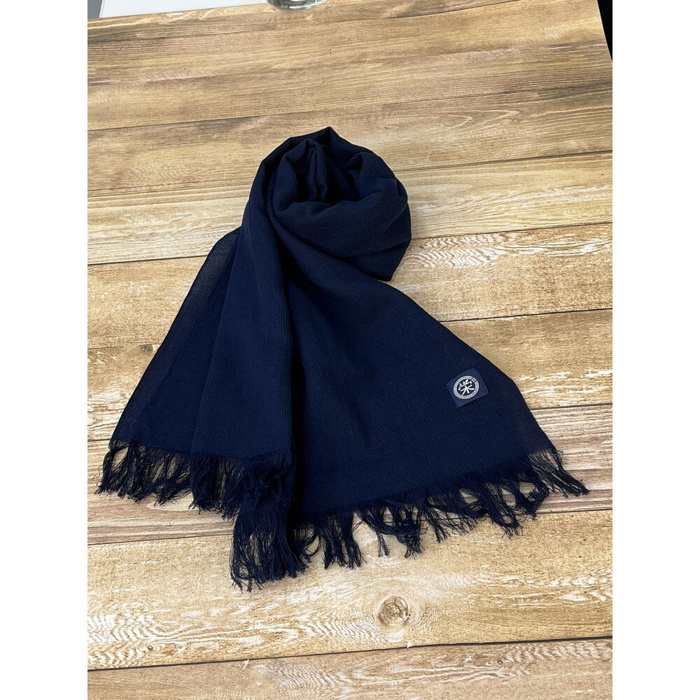 【ふるさと納税】徳島市産 正藍先絲染 和田縞ストール 【カラー選択可】