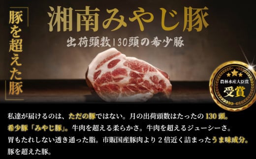 みやじ豚しゃぶしゃぶ セット バラ モモ 計900g 国産 ぶたにく 冷蔵 神奈川 湘南 藤沢