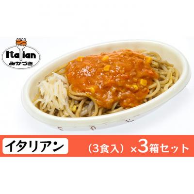 ふるさと納税 新潟市 みかづき 冷凍イタリアン(3食入)×3箱セット [54070438]