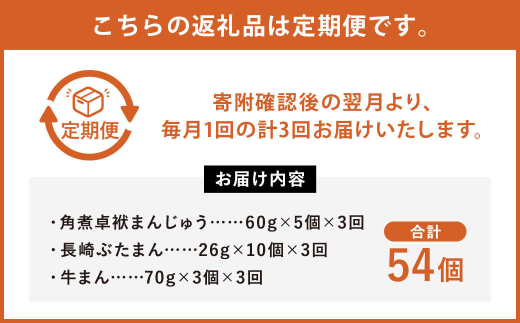 【3ヶ月定期便】長崎 バラエティ詰合せ