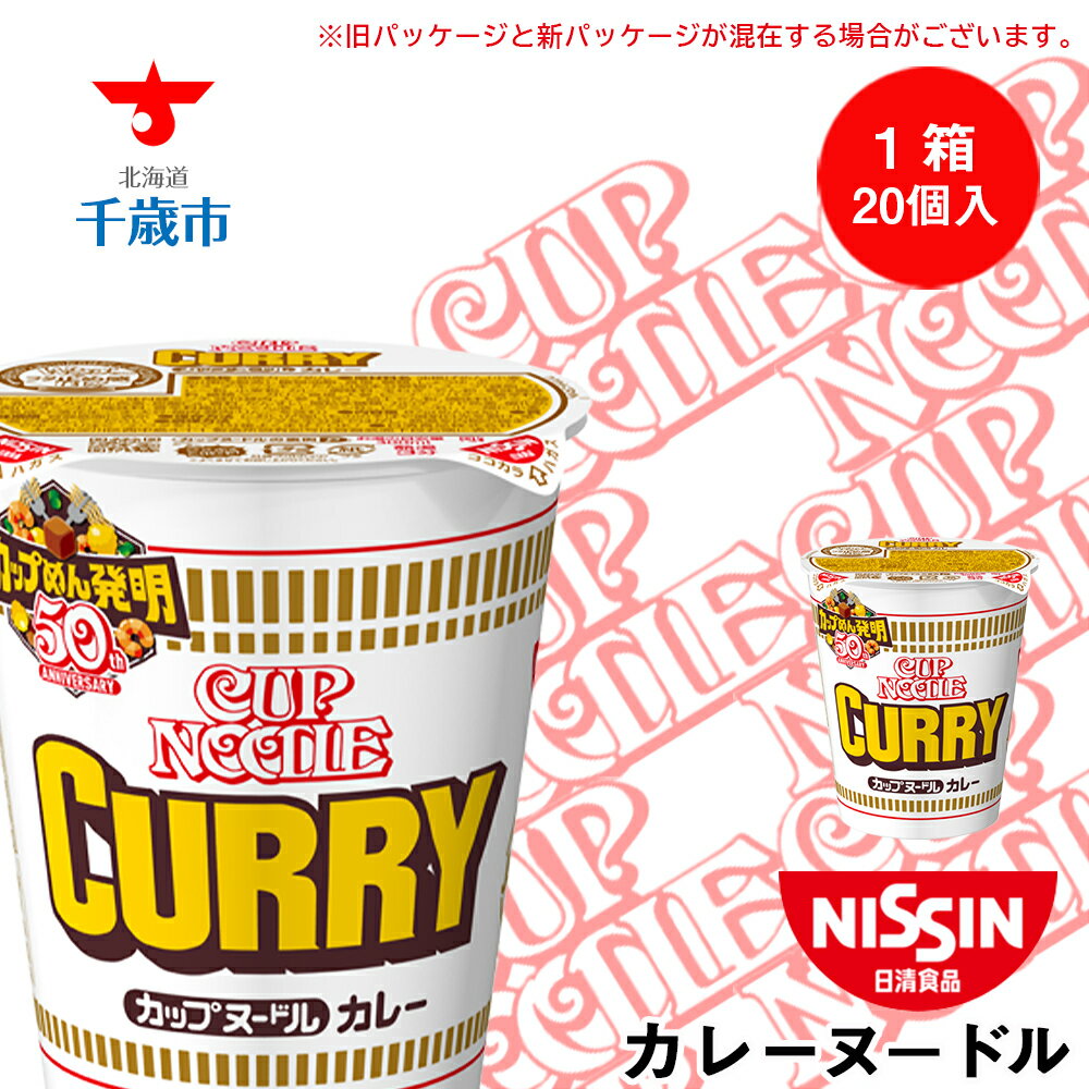 【ふるさと納税】 日清★カレーヌ−ドル★1箱（20食入） 麺類 ラーメンラーメン麺 即席麺 麺類 ラーメン カップ麺 インスタント 麺類 カップラーメン 【北海道千歳市】ギフト ふるさと納税