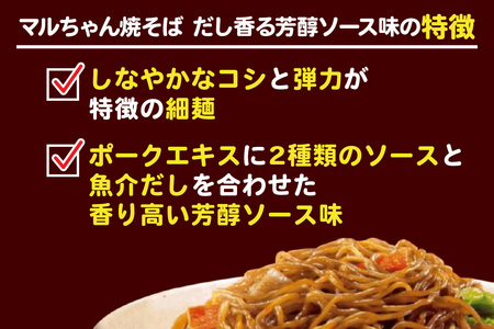 至福の食卓 マルちゃん焼そば だし香る芳醇ソース 300g (2人前)×6袋 合計1800g (12人前) [0618]