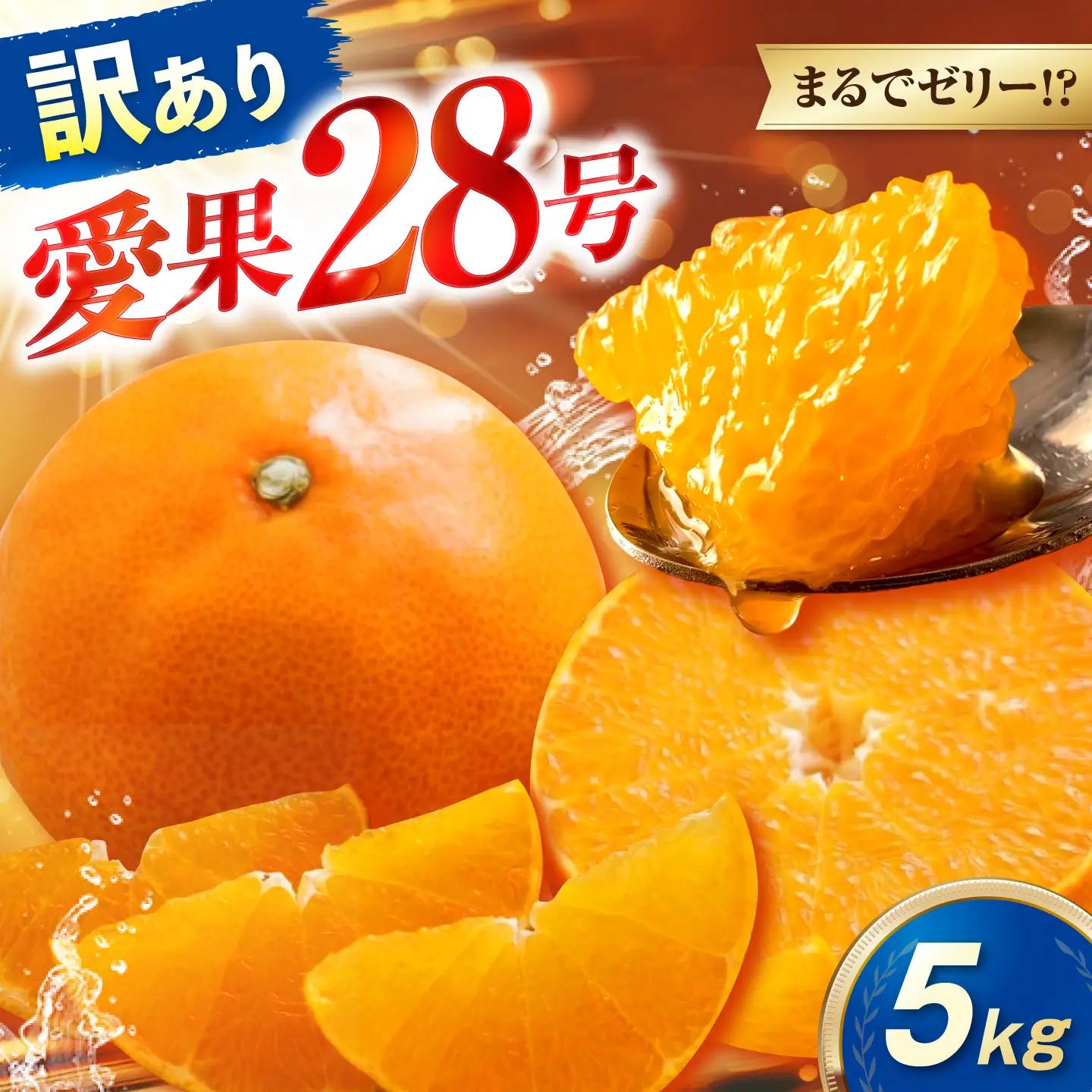 みかん 訳あり 愛果28号 約5kg サイズ不揃い みかん BJAZ016 