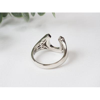 ふるさと納税 甲府市 0.25ct　ホースシューダイヤモンドリング9602PT |  | 02