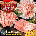 【ふるさと納税】諫美豚 しゃぶしゃぶ用（ロース600g・バラ300g・モモ300g）/ 豚肉 ぶたにく ろーす ばら もも しゃぶしゃぶ パック 小分け / 諫早市 / 株式会社土井農場 [AHAD055]