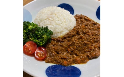 1347肉屋のキーマカレー（160g×3箱）　カレー　一志SPポーク　まるとも　常温