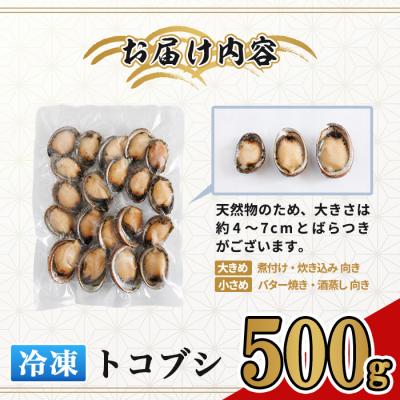 ふるさと納税 佐伯市 冷凍 トコブシ (500g) |  | 01