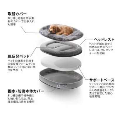 ふるさと納税 足利市 【アンビエントラウンジ】犬ペットラウンジLOWエリート　ラビットベージュ(XSサイズ)※超小型犬向け |  | 03