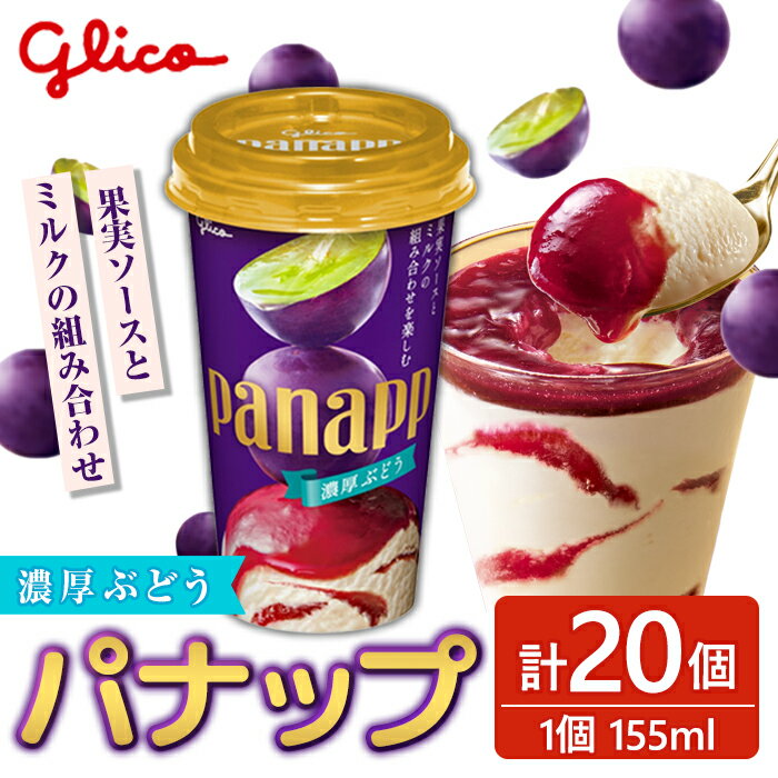 【ふるさと納税】 パナップ 濃厚ぶどう 20個入り グリコ アイス アイスクリーム スイーツ おやつ 菓子 お菓子 デザート ぶどう ブドウ 葡萄 【ReiHAN株式会社】【ho1644】
