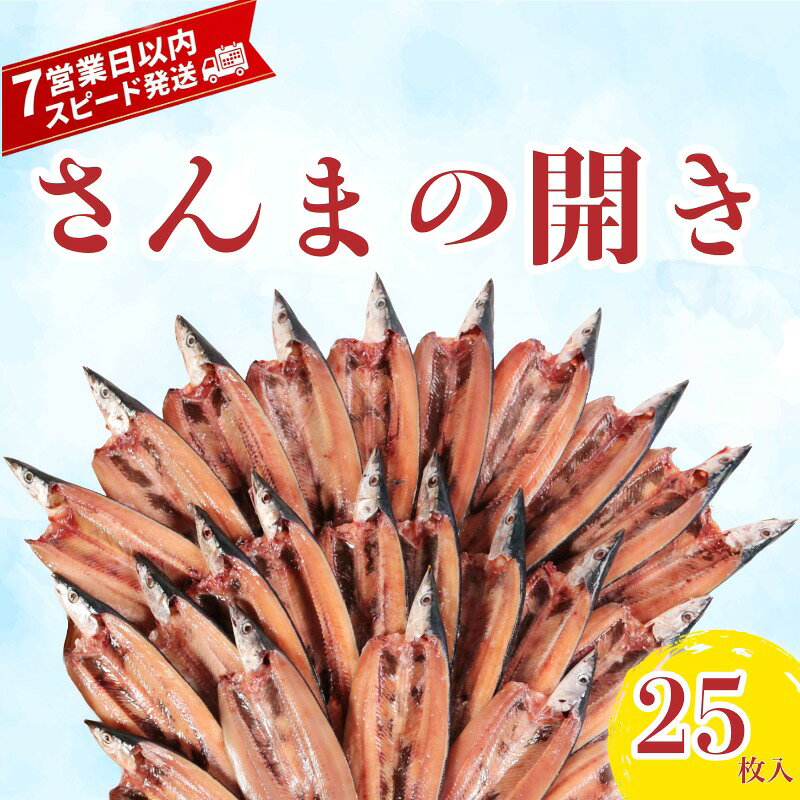 【ふるさと納税】 【スピード配送】 さんま 開き バラ 25枚 さんま開き 秋刀魚 大容量 家庭用 レシピ 弁当 おかず おつまみ 魚介 魚 和食 ご飯 冷凍 大きめ 焼くだけ 希少サイズ 正規品 おすすめ ご褒美 贅沢 ギフト 贈り物 贈答 銚子 ふるさと納税 千葉県 銚子市 齊藤商店