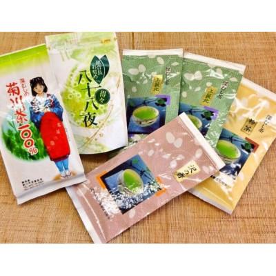 ふるさと納税 菊川市 深蒸し静岡茶　農家の味くらべ　5種6袋セット