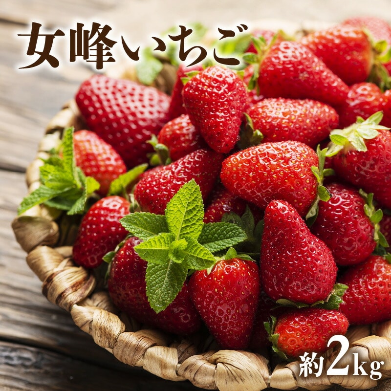 【ふるさと納税】【1月上旬より順次発送】女峰いちご約2kg