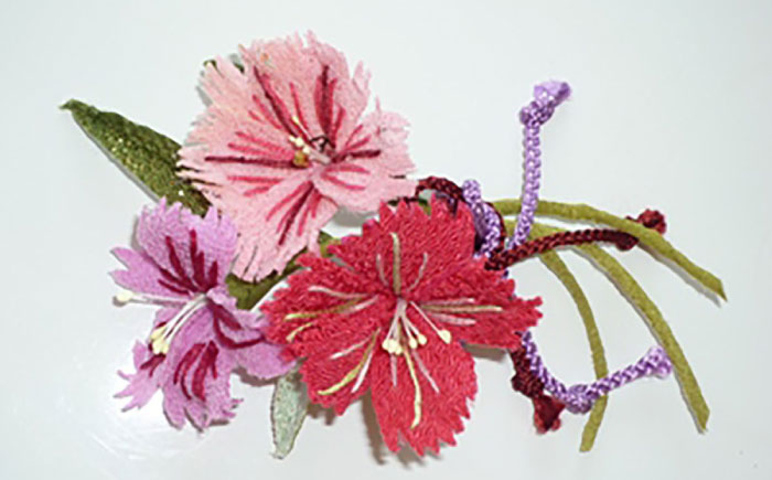 
            髪飾り(なでしこ)　らんまん 花 雑貨 造花 インテリア お祝い ギフト 贈答 人気 送料無料 高知市 【花工房美呂】 [ATCO002]
          