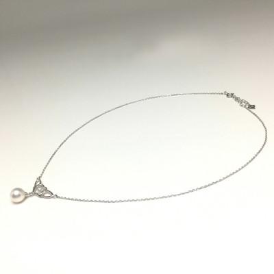 ふるさと納税 志摩市 老舗の真珠専門店・高品質 アコヤ真珠 ペンダント 7.5〜8.0ミリ シルバー・ハートウイング |  | 01