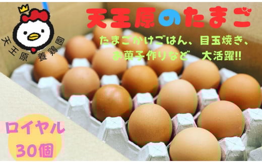 【天王原のたまご】ロイヤル卵30個入り