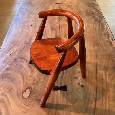 ふるさと納税 和泉市 子ども用イス(ヒノキ漆仕上)