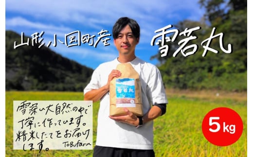 山形県小国町産　雪若丸・5kg