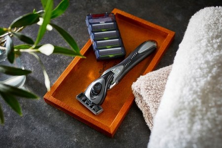 H10-87 フェザーカミソリ　男性用カミソリセット（サムライエッジ　ホルダー・替刃8個）