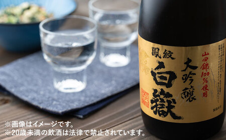 【全6回定期便】日本酒 白嶽 大吟醸 720ml 《対馬市》【白嶽酒造株式会社】[WAN013] コダワリ日本酒 こだわり日本酒 おすすめ日本酒 おススメ日本酒 人気日本酒 定番日本酒 通販日本酒 お