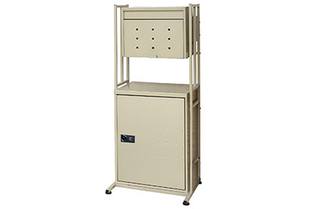 [グリーンライフ] 大容量で好評 郵便ポスト＆錠付き宅配ボックス＆スタンド【107P001】