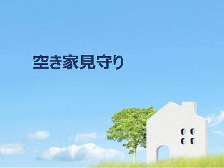 【ふるさと納税】空き家見守りサービス（年3回）