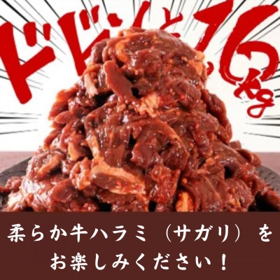数量限定!! 秘伝コク旨 訳あり 牛サガリ(ハラミ)肉 合計1.6kg 【めぐみ食品】【配送不可地域：離島】