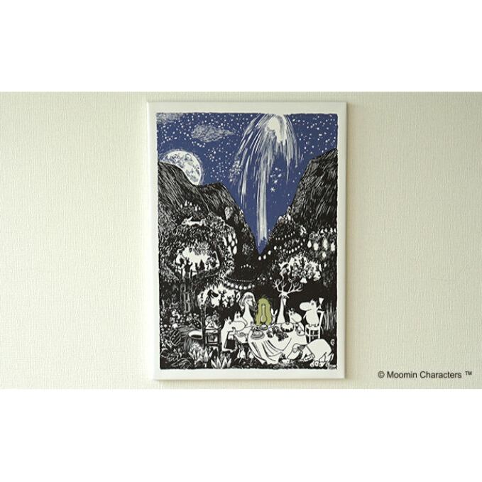 MOOMIN(ムーミン) ファブリックフレーム Mサイズ(森のパーティ)[52210386]
