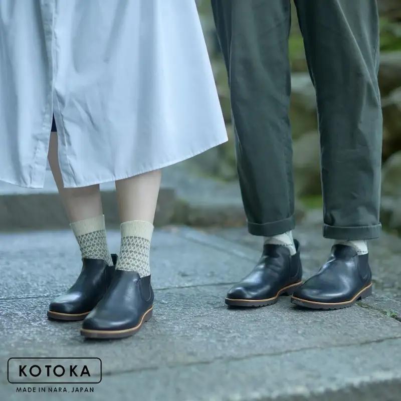 レディース シューズ 婦人靴 本革 カジュアルシューズ KOTOKA 古都ライン KTO-5012 ブラック 日本製 スリッポン サボ サボサンダル 履きやすい 歩きやすい 痛くない 大和郡山市 奈良