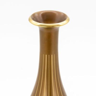 ふるさと納税 高岡市 【高岡銅器】Flower Vase RAPPA SLIM (Gold) |  | 01