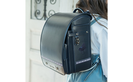 ランドセル クノーク ジョリフィーユシック JF-3DB カラー：ディープブルー A4フラットファイル対応 約1,200g