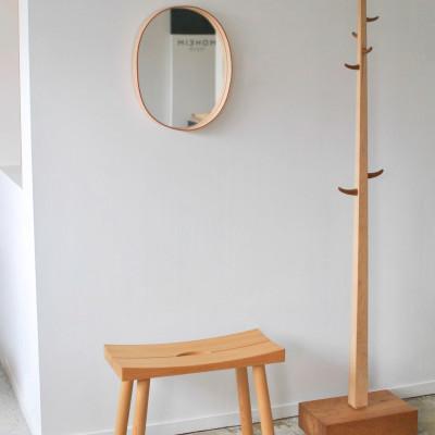ふるさと納税 福井市 MOHEIM OVAL MIRROR (natural) |  | 01