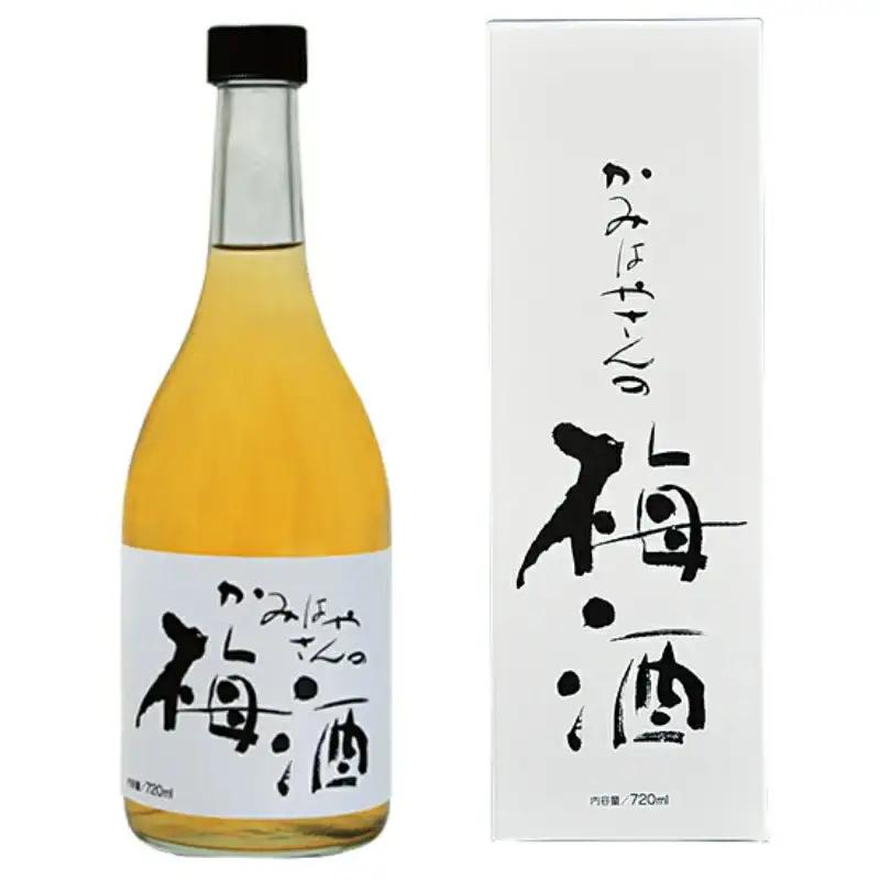 かみはやさんの梅酒 【白】 720ml 2本 アルコール度数11％ / 梅干し 梅干 梅 うめ 梅酒 酒 紀州南高梅 南高梅 和歌山 紀州産 完熟梅 本格梅酒 ギフト プレゼント お土産 手土産 【okh020】
