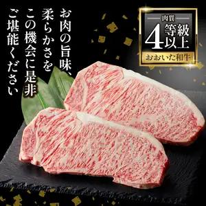 おおいた和牛認定店はしづめ 厳選！【贈答用】A4等級以上おおいた和牛 サーロインステーキ400g(200g×2枚) A01139