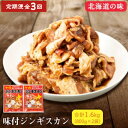 【ふるさと納税】【毎月定期便】北海道 十勝 帯広 味付ジンギスカン 計1.6kg ( 800g×2袋 )全3回【配送不可地域：離島】【4050599】