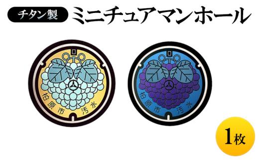 チタン製ミニチュアマンホール【シャインマスカット】