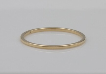 K18鍛造リング　極細0.8ｍｍ　9000495227