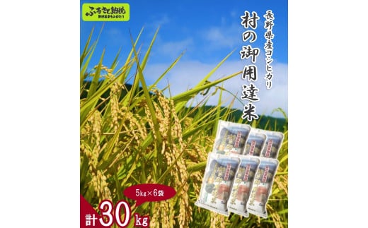 【令和7年産】村の御用達米30kg｜K-30 ※2025年11月上旬より順次発送予定