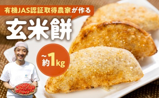 
                  《先行予約》玄米餅 有機JAS認証 取得 農家が作る 玄米餅 1袋(7枚入) ３袋 (21枚入り)  餅 もち モチ 米 玄米 玄米餅 栽培期間中 農薬不使用 お取り寄せ グルメ 小分け お正月 ありがとうファーム 餅 玄米餅 餅つき 
                
