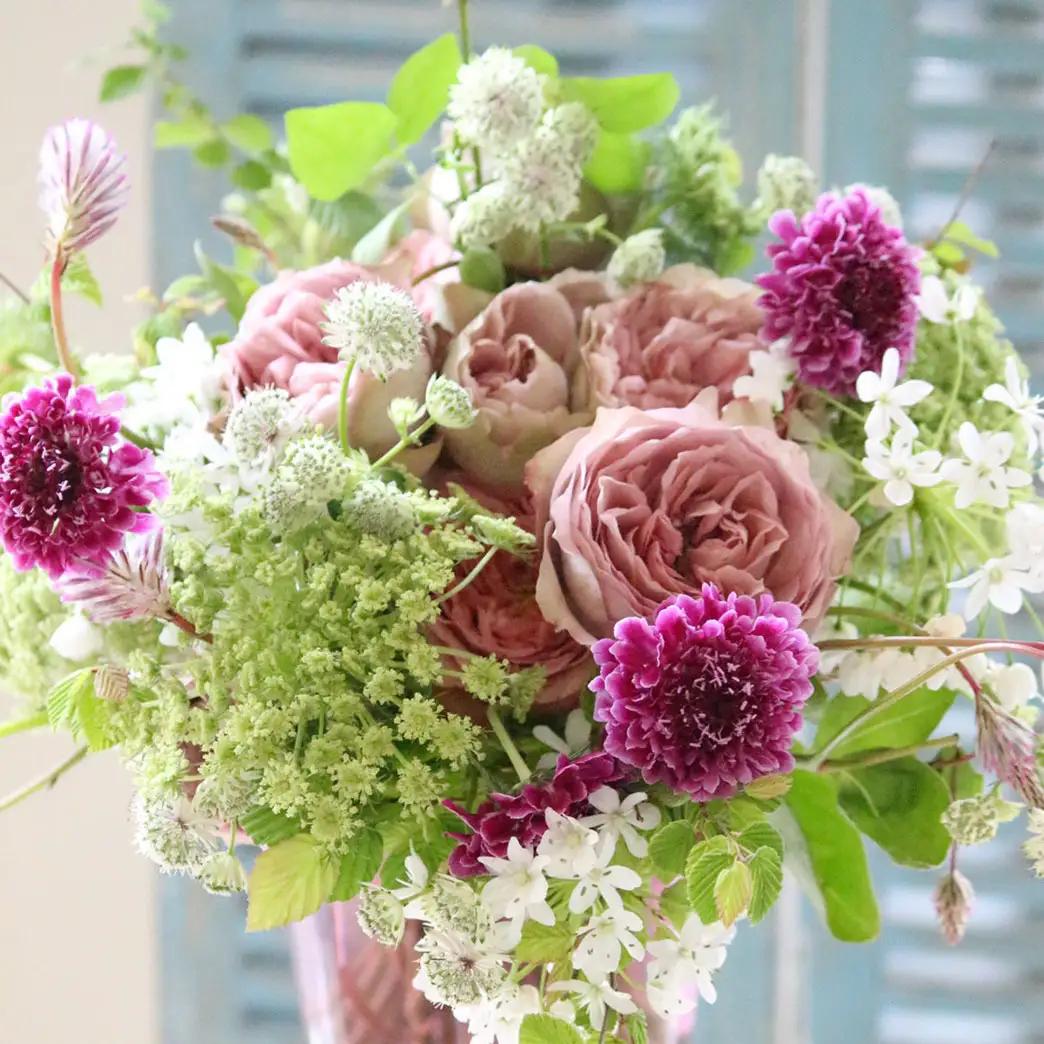 花束 季節の花束 生花 定期便 6か月 花束