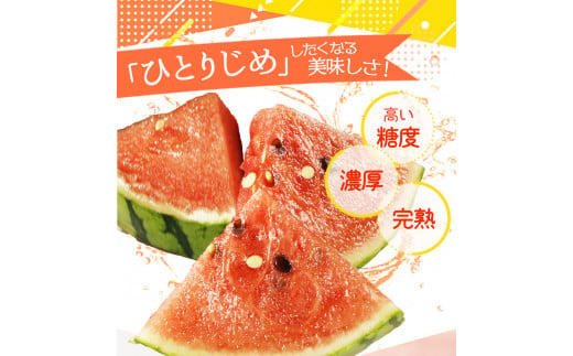 【先行予約】 紀州和歌山産 小玉スイカ「ひとりじめ」1玉 ※2027年5月下旬頃〜6月下旬頃に順次発送予定(お届け日指定不可) スイカ すいか 果物 くだもの フルーツ【uot778A】
